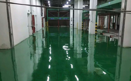 11月海晏海晏环氧地坪施工高峰来袭，梦得来化工多项目同步推进保交付